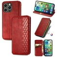 thumbnail image 1 of Dteck Wallet Case For Apple iPhone 14 Pro, Premium PU Leather Flip Folio Case RFID Blocking Card Slots Magnetic Closure and Stand Case, Red, 1 of 7