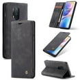 thumbnail image 1 of Dteck Wallet Case For OnePlus 8 Pro, Premium PU Leather Wallet case Magnetic Flip Folio [Kickstand Feature] with ID & Credit Card Pockets,Black, 1 of 6
