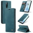 thumbnail image 1 of Dteck Wallet Case For OnePlus 8 Pro, Premium PU Leather Wallet case Magnetic Flip Folio [Kickstand Feature] with ID & Credit Card Pockets, Blue, 1 of 6