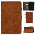 thumbnail image 1 of Dteck Wallet Case For Samsung Galaxy Tab A 10.1 SM-T510 (2019 Released) 10.1 inches,Magnetic Folio Retro Leather Card Holder Cover Kickstand Shockproof Protective,Brown, 1 of 6