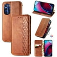 thumbnail image 1 of Dteck Wallet Case For Motorola Moto G Stylus 5G 2022 Released, Shockproof Premium PU Leather Flip Folio Case RFID Blocking Card Slots Magnetic Closure and Stand Business Case, Brown, 1 of 6