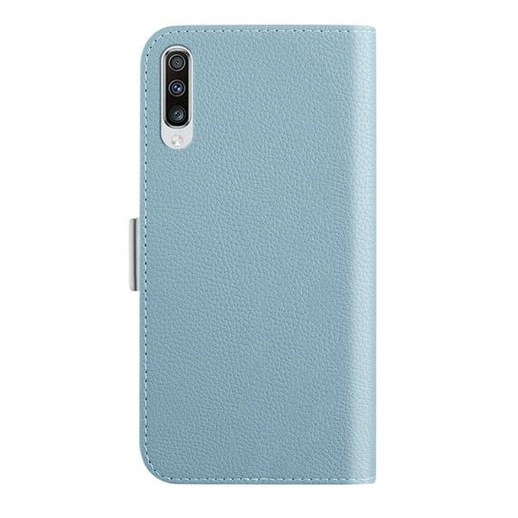 Dteck Wallet Case for Samsung A70 6.7 (2019) PU Leather Wallet Case with Card Slots Kickstand Magnetic Clasp Protective Case For Samsung A70 6.7 (2019),Blue