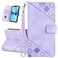 thumbnail image 1 of Dteck Wallet Case for Samsung Galaxy A13 5G, Premium PU Leather Flip Folio Card Holder Wallet with Wrist Strap Magnetic Closure Built-in Kickstand Protective Case,Purple, 1 of 5