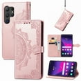 thumbnail image 1 of Dteck Wallet Case for Samsung Galaxy A26 5G ,Magnetic Leather Card Slots Wallet Case Flip Stand Shockproof Protective Cover with Lanyard for Samsung Galaxy A26 5G,Rosegold, 1 of 7