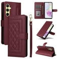 thumbnail image 1 of Dteck Wallet Case for Samsung Galaxy A35 5G with Wrist Strap, Galaxy A35 5G Phone Case Wallet with Card Slots, PU Leather Flip Cover Folio Phone Case for Samsung Galaxy A35 5G,Winered, 1 of 5