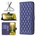 thumbnail image 1 of Dteck Wallet Case for Samsung Galaxy A72 6.7 Inch, Argyle Pattern PU Leather Wallet Case with Kickstand Card Slots Magnetic Closure Shockproof Case for Samsung Galaxy A72, Blue, 1 of 6