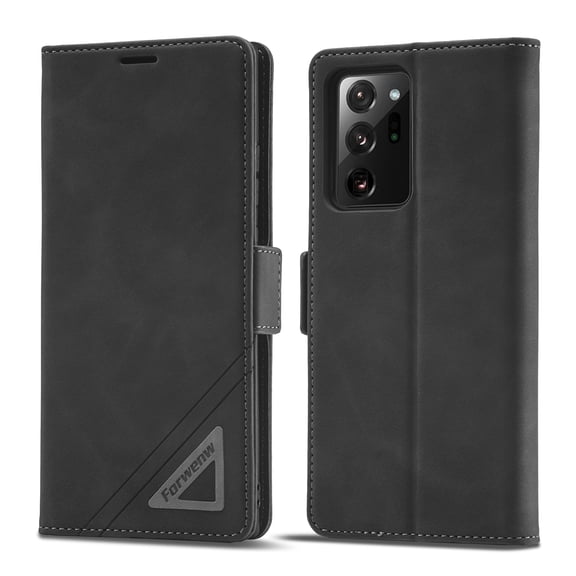 Dteck Wallet Case for Samsung Galaxy Galaxy Note 20 Ultra,Ultra Slim PU Leather and Soft TPU with Shockproof Magnetic Card Slots Flip Case for Samsung Galaxy Galaxy Note 20 Ultra 6.9 inch,Black