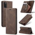thumbnail image 1 of Dteck Wallet Case For Samsung Galaxy S20 6.2 inch, Premium PU Leather Wallet case Magnetic Flip Folio [Kickstand Feature] with ID&Credit Card Pockets,Coffee, 1 of 5