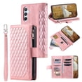 thumbnail image 1 of Dteck Wallet Case for Samsung Galaxy S25 Ultra, with Card Slot & Kickstand, Shockproof PU Leather Magnetic Full Protective Flip Phone Cover with Strap, Rosegold, 1 of 6
