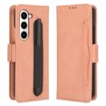 thumbnail image 1 of Dteck Wallet Case for Samsung Galaxy Z Fold 5 5G with S Pen Holder & Stylus, PU Leather with Kickstand, Magnetic Closure, Shockproof Card Slot Protective Phone Cover for Galaxy Z Fold 5 2023,,Pink, 1 of 5