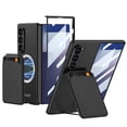 thumbnail image 1 of Dteck Wallet Case for Samsung Galaxy Z Fold 6,Detachable PU Leather Card Slot Wallet Case Built-in Screen Protector Magnetic Compatible with Mag Safe Stand PC Cover,Carbon Fiber, 1 of 8