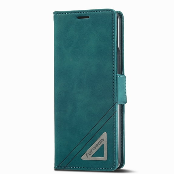Dteck Wallet Case for Samsung Galaxy Z Fold4, Magnetic Closure PU Leather Shockproof Folio Flip Case with Card Slots for Samsung Z Fold4 7.6 inch 2022,
Green