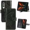thumbnail image 1 of Dteck Wallet Case for Samsung Galaxy Z Fold4,Shockproof Butterfly Pattern PU Leather Flip Case with Magnetic Clasp and Cash Card Slots Holder Kickstand Cover for Samsung Galaxy Z Fold4 5G,Black, 1 of 6