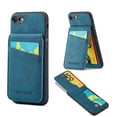 thumbnail image 1 of Dteck Wallet Case for Apple iPhone SE 2022 2020 / iPhone 7 Case, iPhone 8 Case, PU Leather Flip Kickstand Card Slots Phone Case,Blue, 1 of 5
