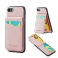 thumbnail image 1 of Dteck Wallet Case for Apple iPhone SE 2022 2020 / iPhone 7 Case, iPhone 8 Case, PU Leather Flip Kickstand Card Slots Phone Case,Pink, 1 of 5