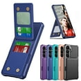 thumbnail image 1 of Dteck Wallet Case for Samsung Galaxy A15 5G, Military Grade Drop Protection Flip Leather Galaxy A15 Phone Cover Card Slot Holder with Kickstand, Blue, 1 of 6