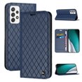 thumbnail image 1 of Dteck Wallet Case for Samsung Galaxy A33 5G,RFID Blocking Card Cash Pocket Embossing PU Leather Magnetic Folio Flip Stand Phone Cover,Blue, 1 of 11
