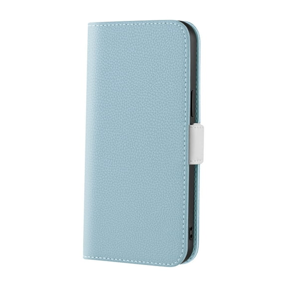 Dteck Wallet Case for iPhone 12 Pro Max PU Leather Wallet Case with Card Slots Kickstand Magnetic Clasp Protective Case For iPhone 12 Pro Max,Blue
