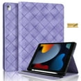 thumbnail image 1 of Dteck Wallet Case for iPad 9th 8th 7th Generation 10.2 inch,Shockproof Leather Smart Case Built-in Card Slots Folio Kickstand Cover for iPad 10.2" 2021/2020/2019,Purple, 1 of 8