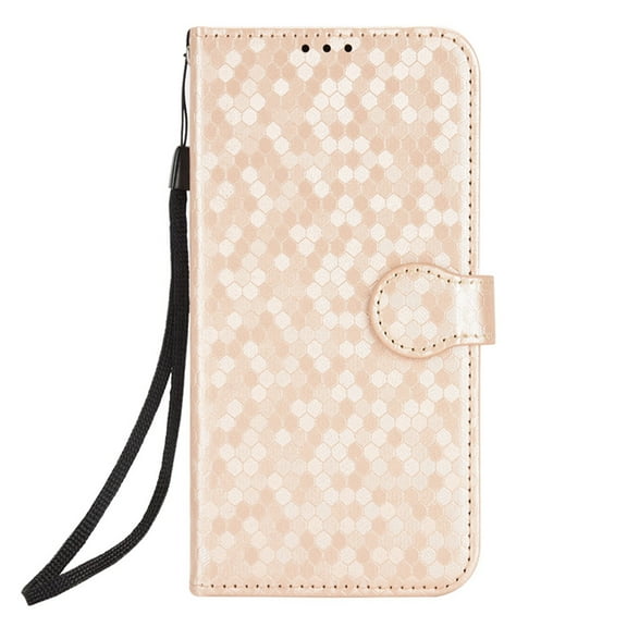 Dteck Wallet Case for iPhone 12 Mini (2020), PU Leather Flip Magnetic Closure Case With Card Slots TPU Shell Shockproof Case with Hand Strap  for Apple iPhone 12 Mini 5.4 inch, Rosegold