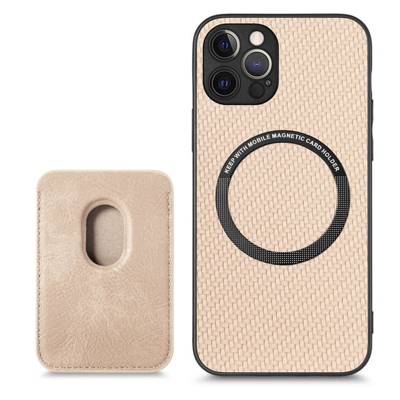 Dteck Wallet Case for iPhone 13 Mini, Magnetic Shockproof PU Leather Flip Case with Detachable Card Holders, Compatible with MagSafe Wireless Charging Kickstand Phone Cover RFID Block, khaki