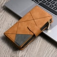 thumbnail image 1 of Dteck Wallet Case for iPhone 14 Pro Max,Magnetic Leather 9 Card Slots Zipper Purse Flip Case Shockproof Rubber Kickstand Lanyard Strap Wristlet Phone Cover,Brown, 1 of 8