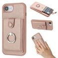 thumbnail image 1 of Dteck Wallet Case for iPhone 16e,Shoockproof Magnetic Closure Card Slot Case with 360°Rotating Kickstand Lightweight Leather Back Phone Cover for iPhone 16e,Rosegold, 1 of 9
