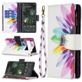 thumbnail image 1 of Dteck Wallet Phone Case for Google Pixel 6 Pro with Wrist Strap, Heavy Duty Zipper Purse Card Slots Wallet Cute Pattern Flip Folio Phone Case for Google Pixel 6 Pro, Sun Flower, 1 of 6