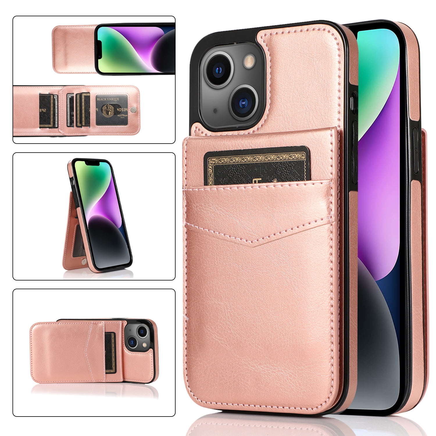 Cover Redmi 10 GOKEN Cover Per Xiaomi Redmi Note 13 PRO 5G / Poco X6 5G, Custodia Folio In Pelle Flip Wallet Libro Case Con Portafoglio, Premium PU/TPU Magnetica Cover Con Supporto