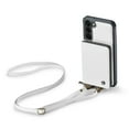 thumbnail image 1 of Dteck Wallet for Samsung Galaxy S23 Case, RFID Blocking Credit Card Slots Zipper Pocket PU Leather Protective Phone Case with Shoulder Lanyard Wristlet Strap for Samsung S23 5G 6.1 Inch,White, 1 of 10