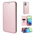 thumbnail image 1 of Dteck Wallet Slim Case for Samsung Galaxy Note 20(6.7 inches),Carbon Fiber Texture Patterned Leather Card Holder Protective Kickstand Cover ,Pink, 1 of 6