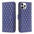thumbnail image 1 of Dteck Wallet case for iPhone 12 Pro Max, Argyle Pattern PU Leather Wallet case with Kickstand Card Slots Magnetic Closure Shockproof Case For iPhone 12 Pro Max,Blue, 1 of 5
