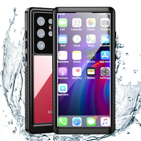 Dteck Waterproof Case for Samsung Galaxy S23 Ultra, Galaxy S23 Ultra Case with Built in Screen Protector, Full Body Heavy Duty Protective Cover for Samsung S23 Ultra 6.8 Inch 2023