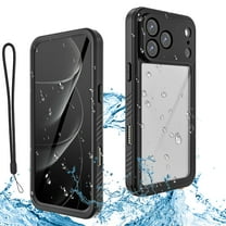 Dteck Waterproof Case for iPhone 17 Pro 6.3 Inch, Shockproof Dustproof Built-in Screen Protector, Full Body Sealed Heavy Duty Protective 17 Pro Cover,Black