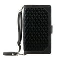thumbnail image 1 of Dteck Zipper Wallet case for Samsung Galaxy S9, Argyle Pattern Leather case with Handstrap Crossbody Shoulder Strap Kickstand Card Slots Magnetic Shockproof Case For Samsung Galaxy S9,Black, 1 of 8