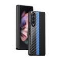 thumbnail image 1 of Dteck case for Samsung Galaxy Z Fold4,Shockproof Carbon Fiber Pattern Hard PC Case Slim Lightweight Cover for Galaxy Z Fold4 5G,Skyblue, 1 of 7