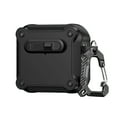thumbnail image 1 of Dteck for AirPods 3rd Gen (2021) Case with Secure Lock Clip, Full Body Shockproof Protection Hard Shell with Carabiner for Women Men,Black, 1 of 7
