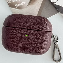 Dteck for AirPods Pro 3rd Generation 2025 Case, Shockproof Hard Protective Cover with Keychian,Dark Brown