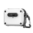 thumbnail image 1 of Dteck for Airpods Pro (2019) Case with Secure Lock Clip, Full Body Shockproof Protection Hard Shell with Carabiner for Women Men,White, 1 of 6