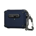 thumbnail image 1 of Dteck for Airpods Pro 2nd Gen (2022) Case with Secure Lock Clip, Full Body Shockproof Protection Hard Shell with Carabiner for Women Men,Deep Blue, 1 of 6