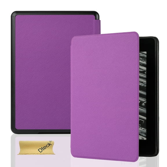 Dteck for All-New Amazon Kindle 6-Inch Case,Lightweight Foldable Protective Book Cover for Kindle 2024/2022,Purple
