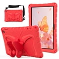 thumbnail image 1 of Dteck for Amazon Fire Max 11 Tablet Case (13th Generation, 2023 Release),Lightweight Shockproof Case with Butterfly Wing Stand Shoulder Strap,Red, 1 of 7