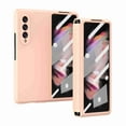 thumbnail image 1 of Dteck for Galaxy Z Fold 3 5g Case, Shockproof Magnetic with Hinge Protection Hard PC Built-in Screen Protector Cover, Pink, 1 of 6