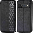 thumbnail image 1 of Dteck for Google Pixel 6 Case, Premium PU Leather Flip Folio Wallet Shockproof Case with Card Slot Magnetic Closure Cover, black, 1 of 7