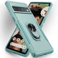 thumbnail image 1 of Dteck for Google Pixel 7 Pro Case with Stand Ring Kickstand Military Grade Fit for Magnetic Car Mount Anti-Scratch Shockproof Case, Mint, 1 of 7
