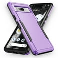 thumbnail image 1 of Dteck for Google Pixel 7A Case, Heavy Duty Hybrid Shockproof Rugged Case Dual Layer Protective Cover for Pixel 7A 2023,Purple, 1 of 7