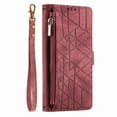 thumbnail image 1 of Dteck for Google Pixel 8 Pro Wallet Case, PU Leather Magnetic Flip Case with Lanyard Strap Wristlet Zipper Card Holder for Google Pixel 8 Pro,Red, 1 of 7
