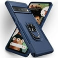 thumbnail image 1 of Dteck for Google Pixel 9 PRo / 9 Case with Stand Ring Kickstand Military Grade Fit for Magnetic Car Mount Anti-Scratch Shockproof Case, Darkblue, 1 of 6