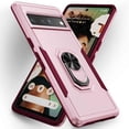 thumbnail image 1 of Dteck for Google Pixel 9 PRo / 9 Case with Stand Ring Kickstand Military Grade Fit for Magnetic Car Mount Anti-Scratch Shockproof Case, Rose, 1 of 7
