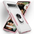 thumbnail image 1 of Dteck for Google Pixel 9 PRo / 9 Case with Stand Ring Kickstand Military Grade Fit for Magnetic Car Mount Anti-Scratch Shockproof Case, White, 1 of 7